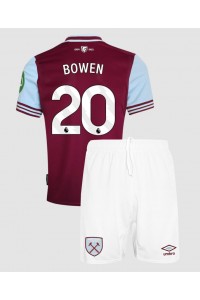 Fotbalové Dres West Ham United Jarrod Bowen #20 Dětské Domácí Oblečení 2024-25 Krátký Rukáv (+ trenýrky)